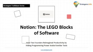 Notion - The LEGO Blocks of Software
